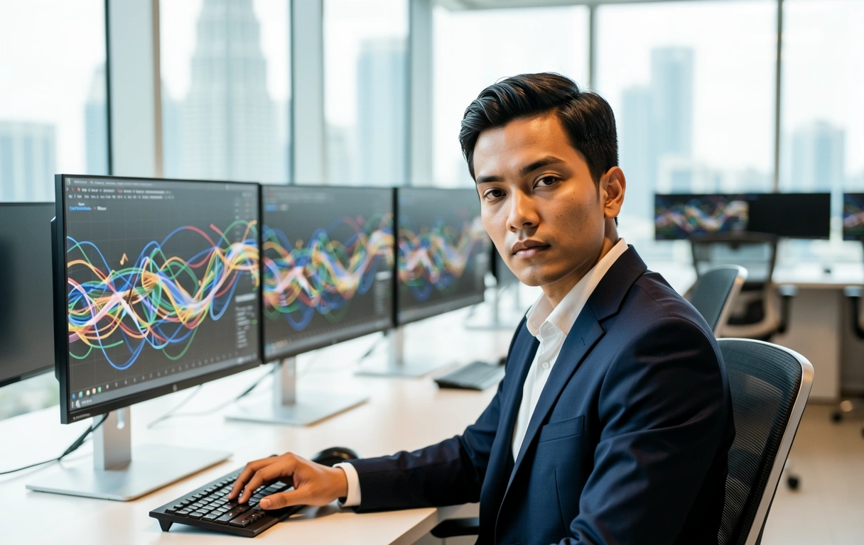 Professional navigating AI transitions